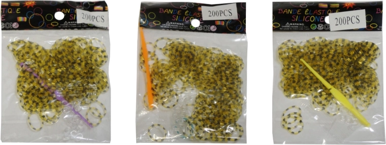 Set of Leopard-Pattern Bands – 200 pcs