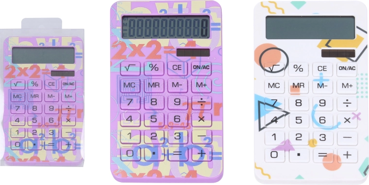 Skaičiuotuvas VECTOR su dvigubu maitinimu (10 skaitmenų)