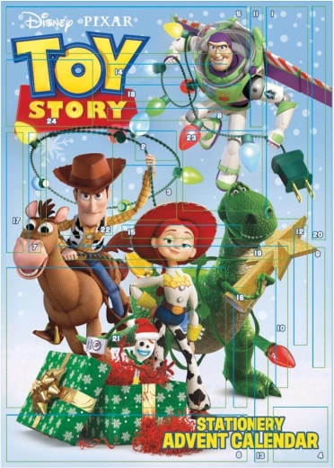 Kanceliarinis advento kalendorius „Toy Story“