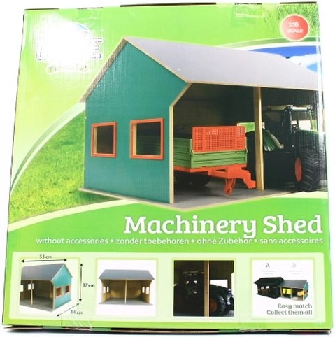Shed for two tractors 1:16