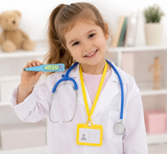 Functional stethoscope for more realistic play
