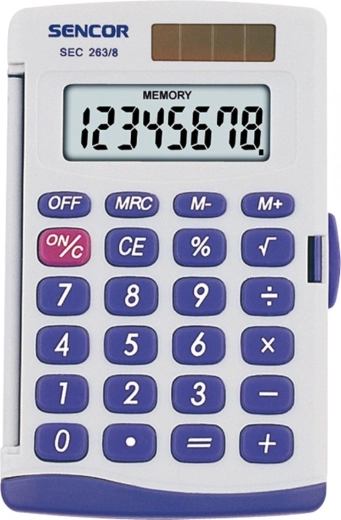 Kišeninis skaičiuotuvas SEC 263/8