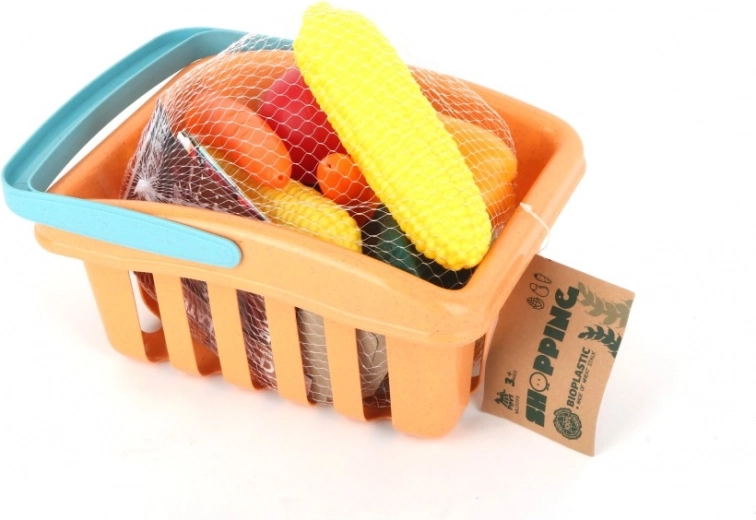 Wheat-based fruit play set, 17 pieces
