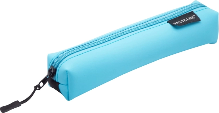 PU case, slim, with elastic band PASTELINI blue