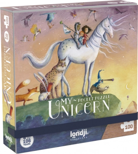 Kišeninė dėlionė Londji Unicorn – 350 detalių