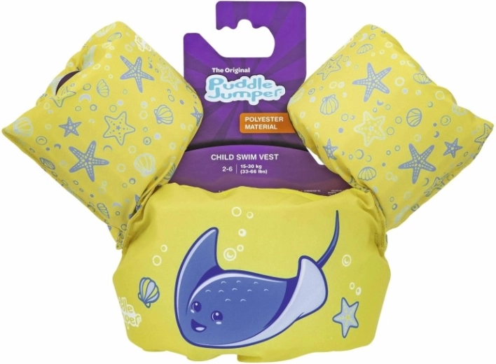Vaikiška plaukimo liemenė su rankovėmis „Rajokas“, 2–6 m., 15–30 kg