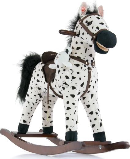 Milly Mally rocking horse Mustang black dot