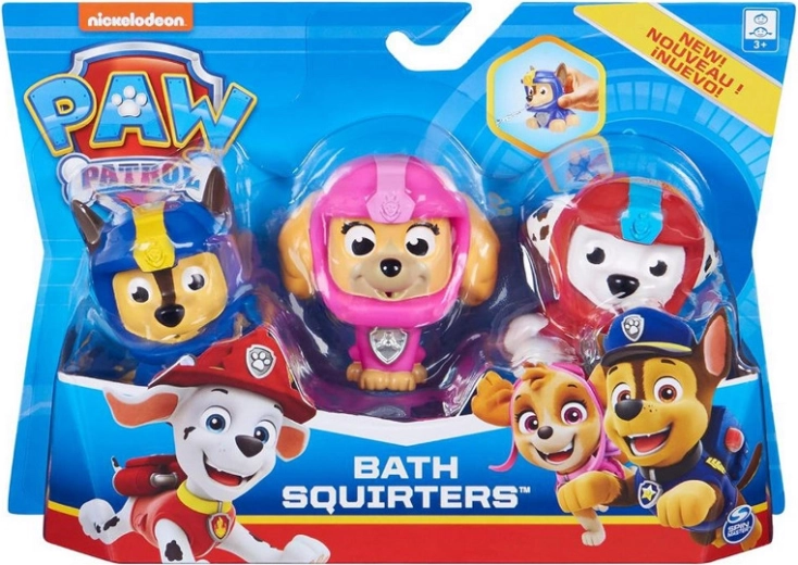 Paw Patrol – 3 maudynių žaislų rinkinys