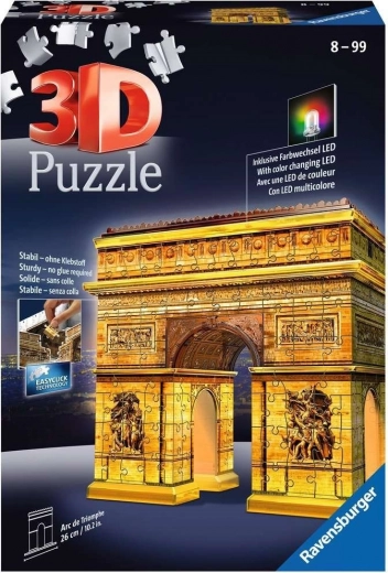 Illuminated 3D Puzzle Night Edition Arc de Triomphe