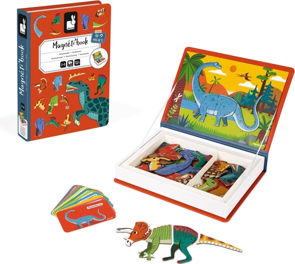 Janod Magnetibook dinozaurai