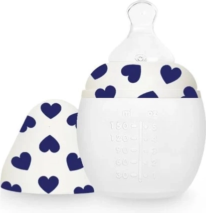 ÉLHÉE antikolikinis kūdikių buteliukas Full of Love blue 150 ml