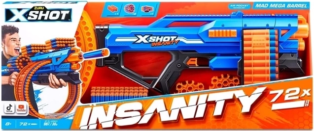 ZURU X-Shot Insanity mega putų šaudyklė Mega Barrel