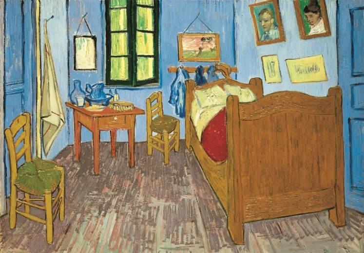 CLEMENTONI dėlionė Museum Collection: Miegamasis Arlyje, 1000 detalių