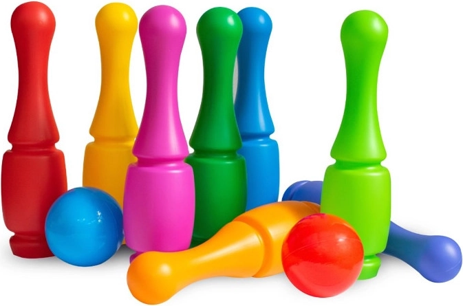 Medium Bowling Pins in a Basket
