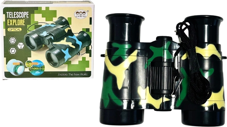 Toy binoculars for kids in camouflage design