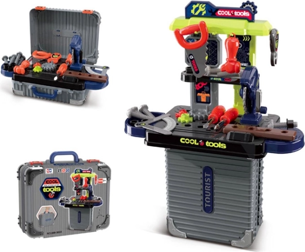 Children’s tool set in a case