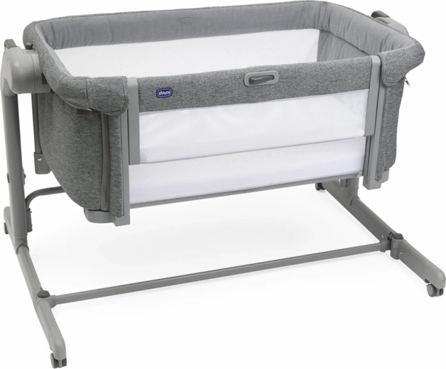 Chicco Next2Me Magic Evo bedside crib dark grey