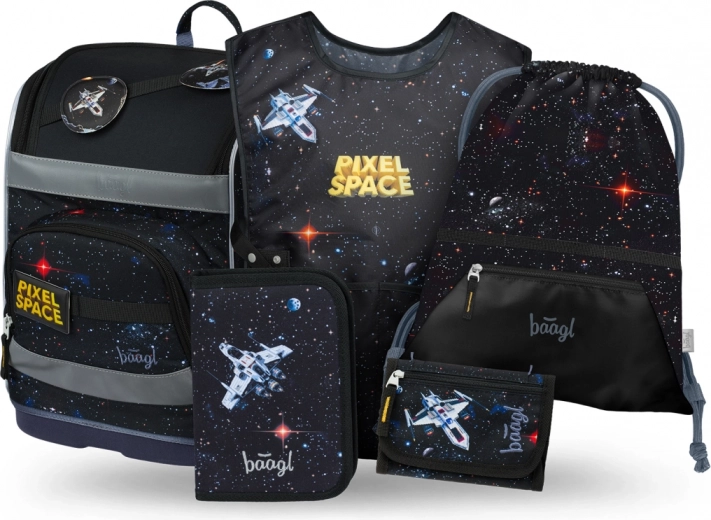 Mokyklinis rinkinys Zippy Plus Pixel Space nuo Baagl