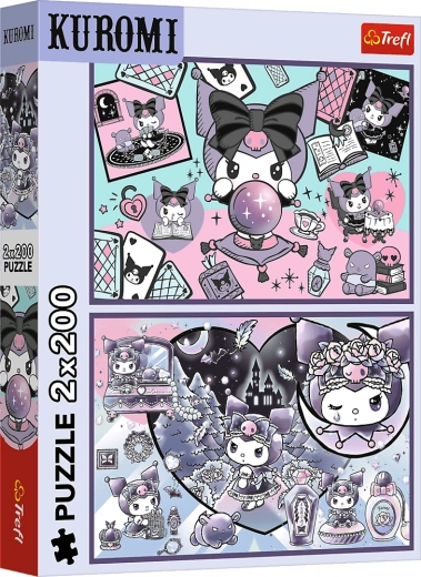 Dėlionė KUROMI rokerė 2×200 detalių