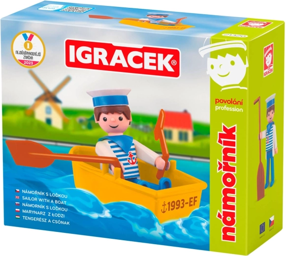 Efko Igráček jūreivis – figūrėlės rinkinys su valtimi
