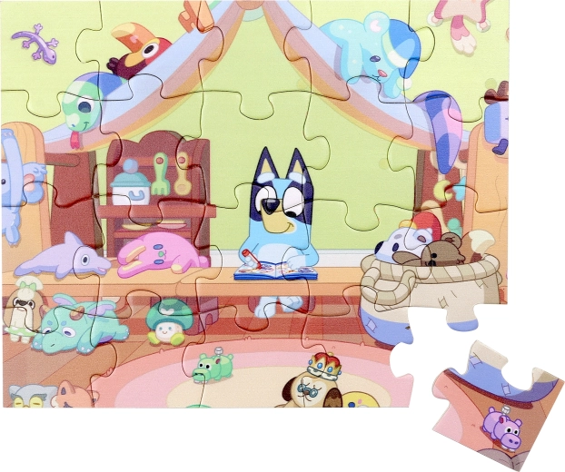 Medinė dėlionė Bluey – 20 dalių