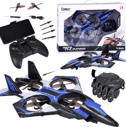 Shooting Combat Flight Drone with Control Glove and RC Controller