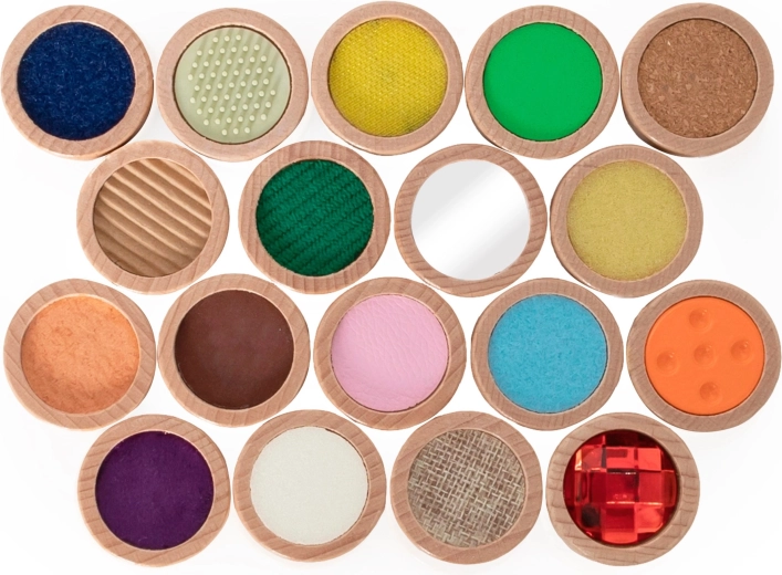 18 textures for real tactile discovery