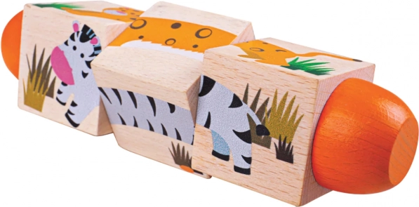 Bigjigs Toys motorinis cilindras „Džiunglės“