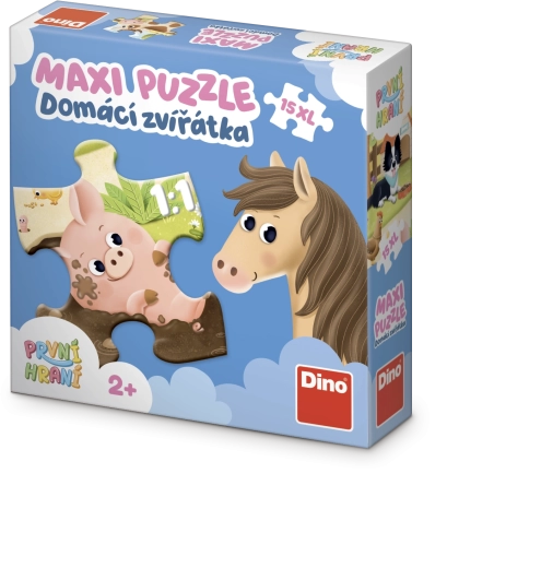 Dino Farm Animals XL Puzzle, 15 Pieces