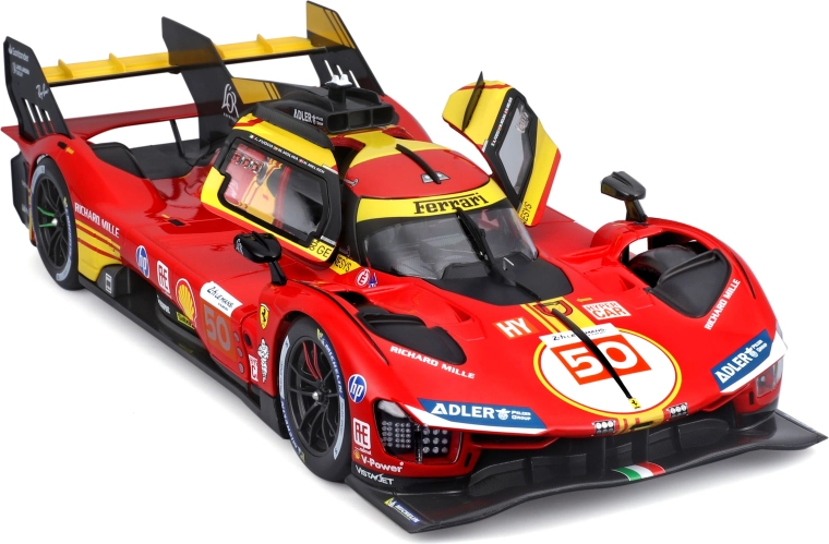 Die-cast model Bburago 1:18 Ferrari 499P No. 50 – 24h Le Mans 2024 winner