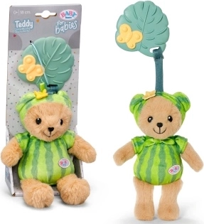 Baby Born meškiukas Teddy arbūziukas 18 cm