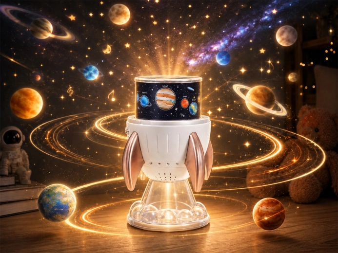 360° rotating projection for a more vivid effect