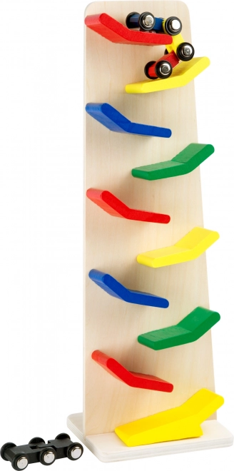 Small foot cascading car tower clap clap