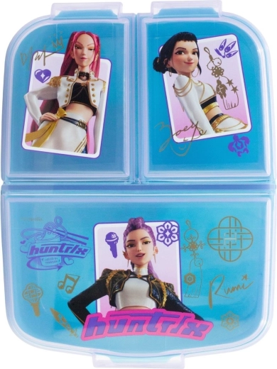 Three compartments for an organized snack