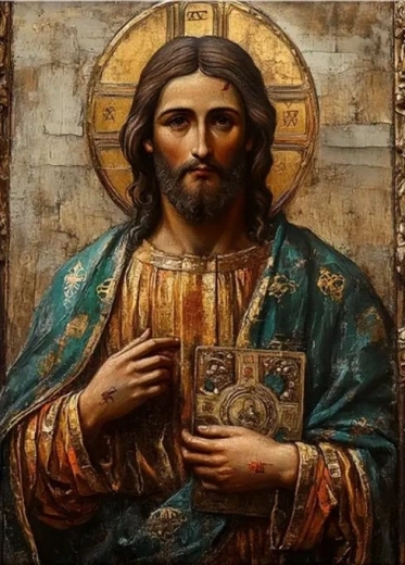 Norimpex Paint by Numbers Icon of Jesus in the Orthodox Church 40 × 50 cm