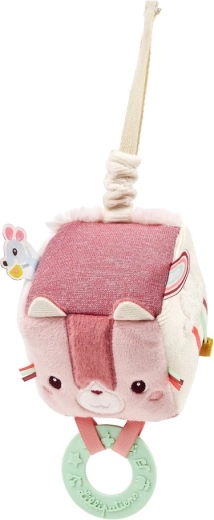 Lilliputiens fabric activity cube with Jeanne the cat