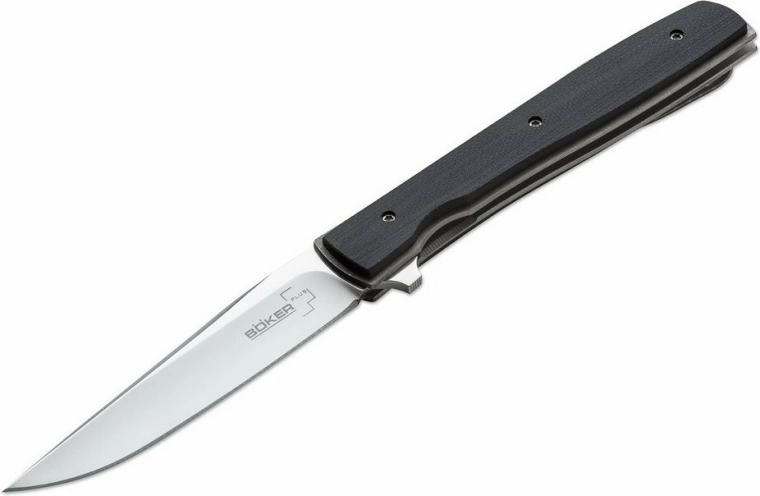Böker Plus Urban Trapper kišeninis peilis 8,7 cm, juodas G10