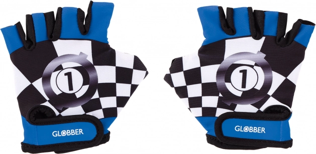 Vaikiškos pirštinės Globber Navy Blue Racing XS