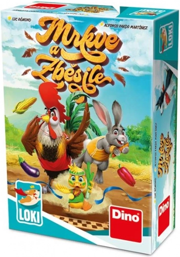 Kids' racing card game Dino Carrots and Furious