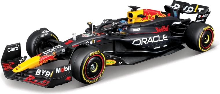 Bburago „Oracle Red Bull Racing RB20“ 2024 „Max Verstappen“ formulės modelio konstruktorius 1:24