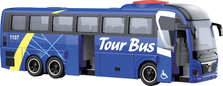 City Service Car miesto autobusas 1:16 mėlynas