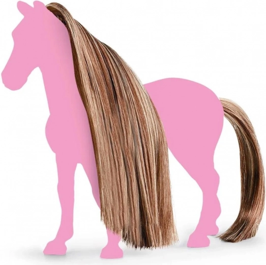 Schleich Horse Club priedai žirgams – rusvai auksiniai karčiai ir uodega