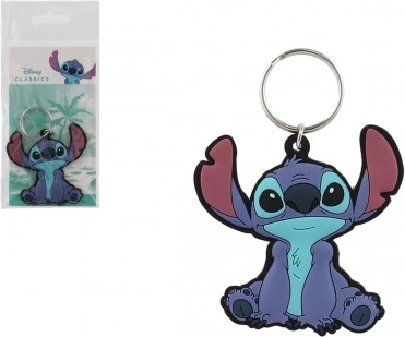 Guminis raktų pakabukas Lilo & Stitch 6 cm