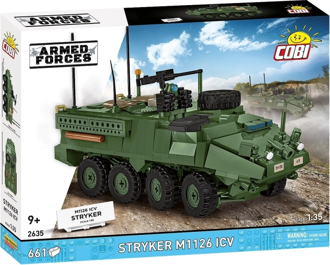 Cobi Armed Forces šarvuotis transporteris Stryker M1126 ICV 1:35 (661 detalė)