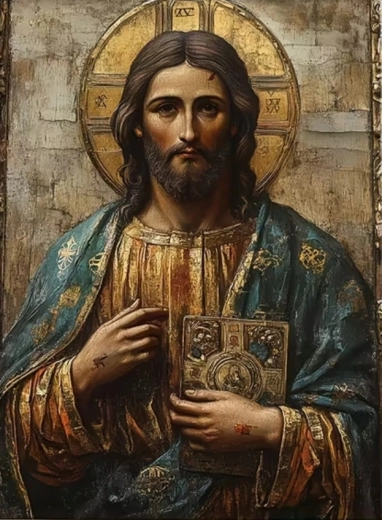 Deimantinė mozaika Jėzus Kristus 30 × 40 cm