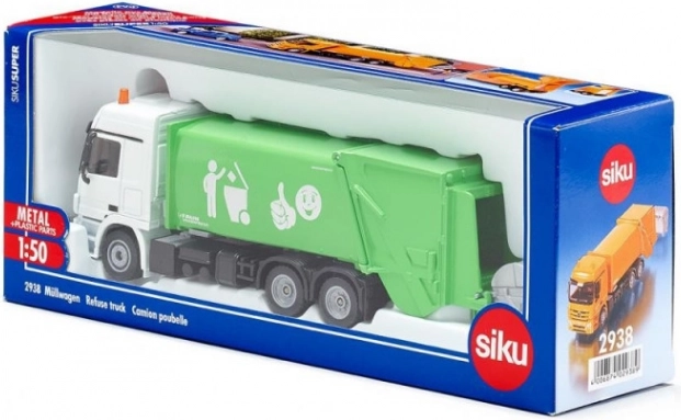 Šiukšliavežio modelis 1:50 su konteineriu