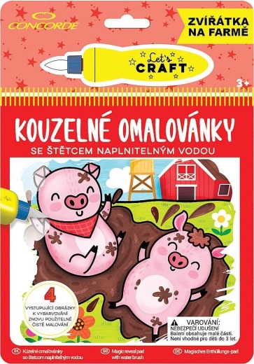 Magijos spalvinimo knygelė CONCORDE – ūkio gyvūnėliai