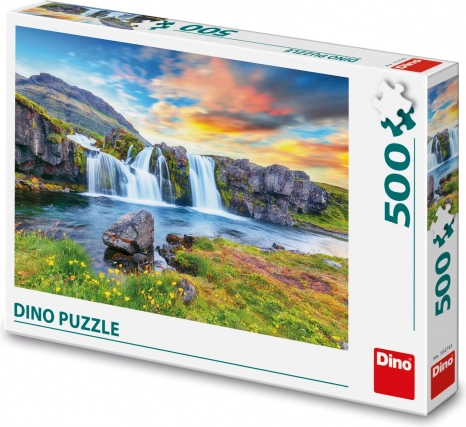 Dėlionė DINO „Islandijos krioklys“ – 500 dalių