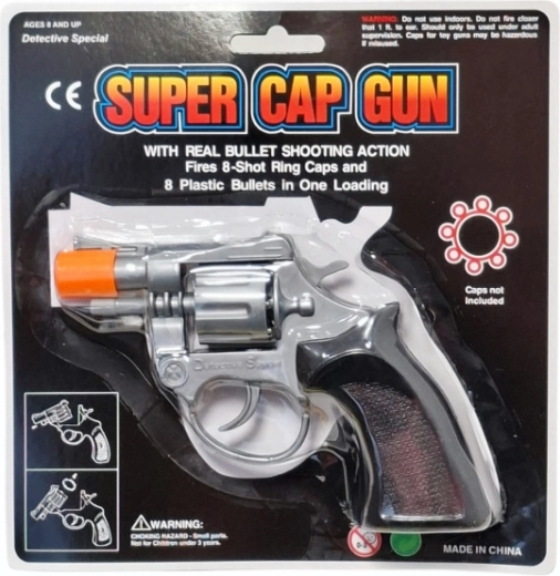 Cap gun with rotating cylinder