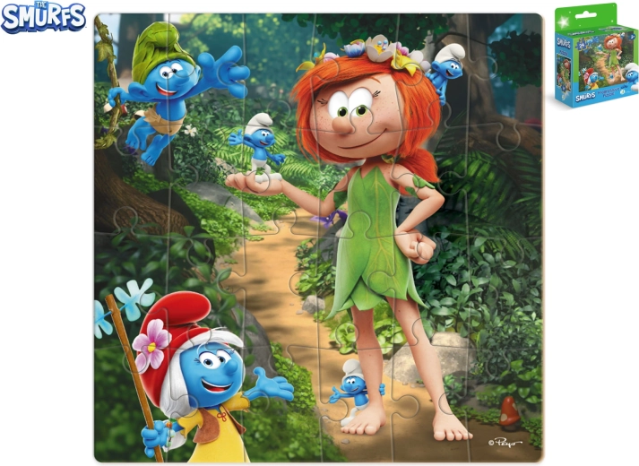 Smurfs foam puzzle: Princess in the Forest (24 pieces)